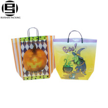 Basket Shape HDPE Printing Logo Shopping Bags Packing Bags